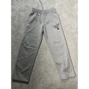 Under Armour Notre Dame Sweatpants Mens Medium Gray Loose Activewear Lounge